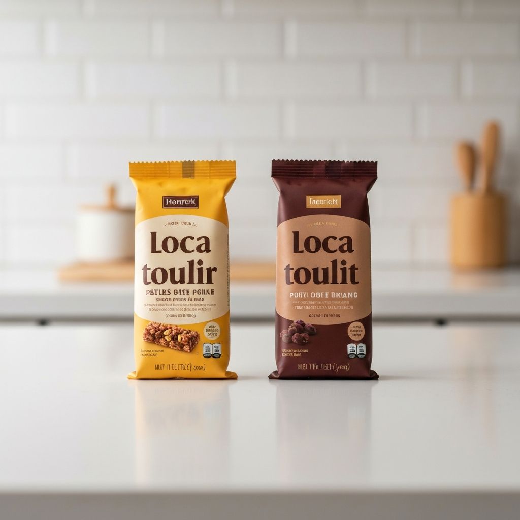 Zwei ähnliche Produkte nebeneinander